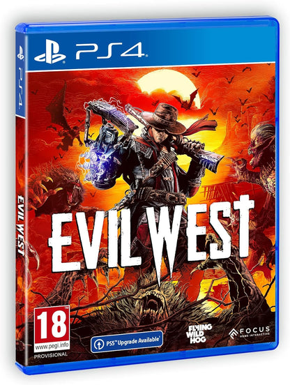 Evil West PS4 Spiel Italienisch Playstation 4 Videospiel Neu Versiegelt PAL Ita