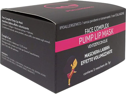 Volumisierende Lippenmaske-Pump Lip Mask Face Complex Hyaluron + Kollagen