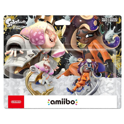 Amiibo Splatoon 3 Perla & Marina Nintendo Switch Set Turm der Ordnung