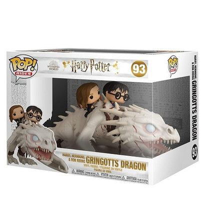 Funko Pop! Rides Harry Potter! (93) Gringotts Dragon W/ Harry Ron & Hermione
