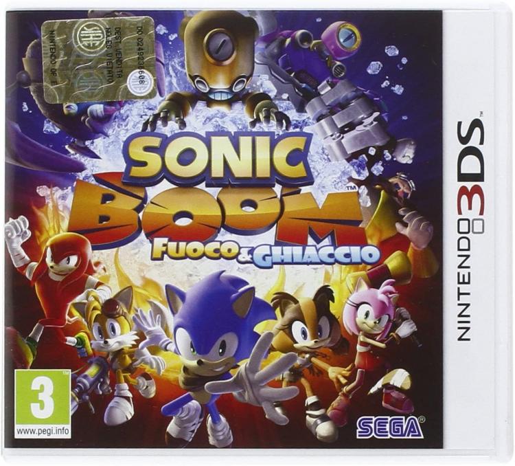 Sonic Boom Fire & Ice Nintendo 3Ds 2Ds Xl Neues Spiel Italienisch Versiegelt