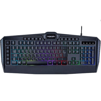 Nacon Gaming-Tastatur LED CL-210 PC Windows RGB 6 programmierbare Makrotasten USB