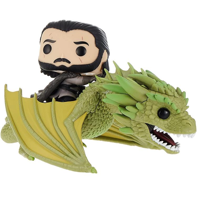 Funko Pop Game Of Thrones 67 Jon Snow W/ Rhaegal - Il Trono Di Spade Figures Tv