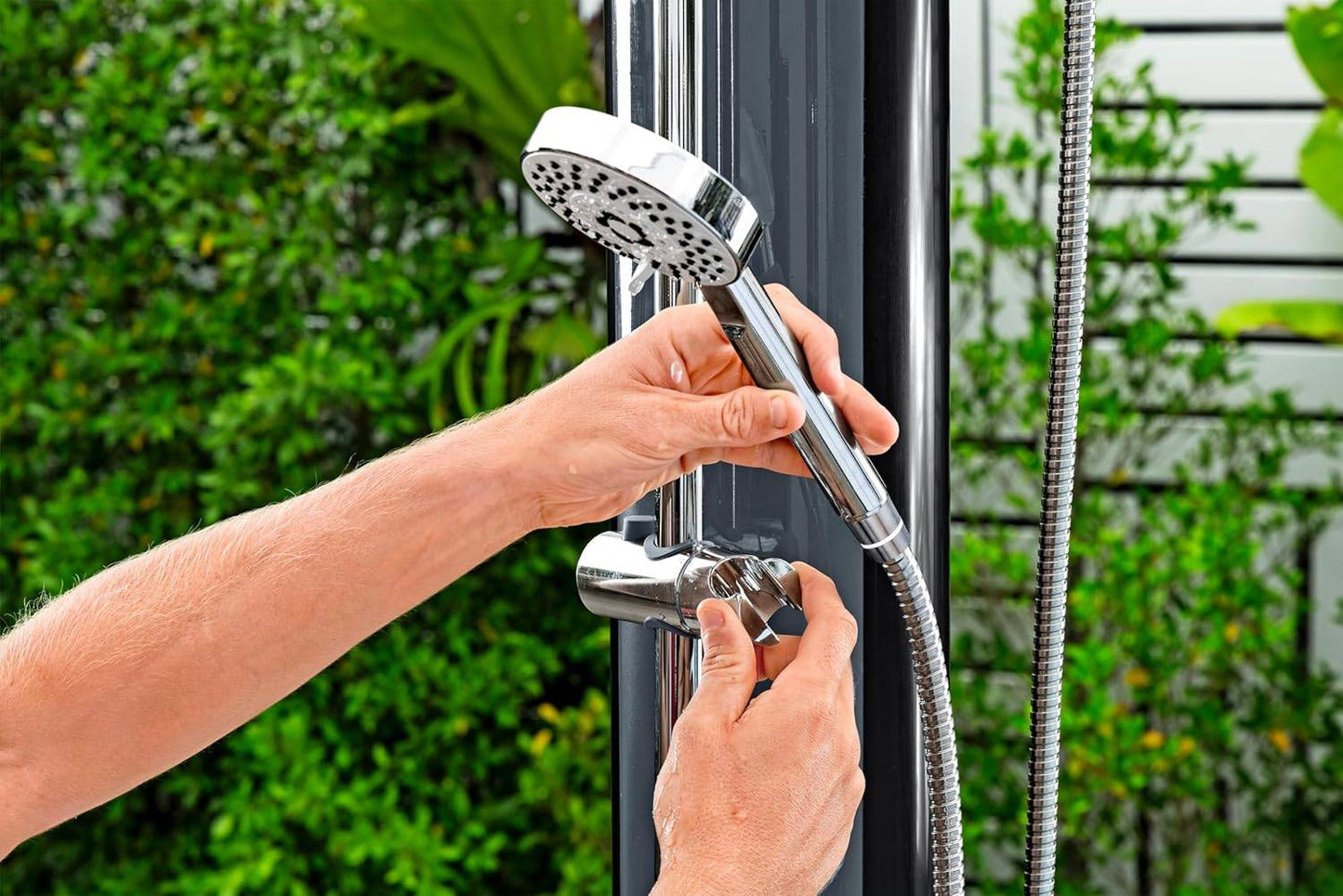Doccia Solare 35L Bestway SolarFlow - Soffione Regolabile e Portaoggetti