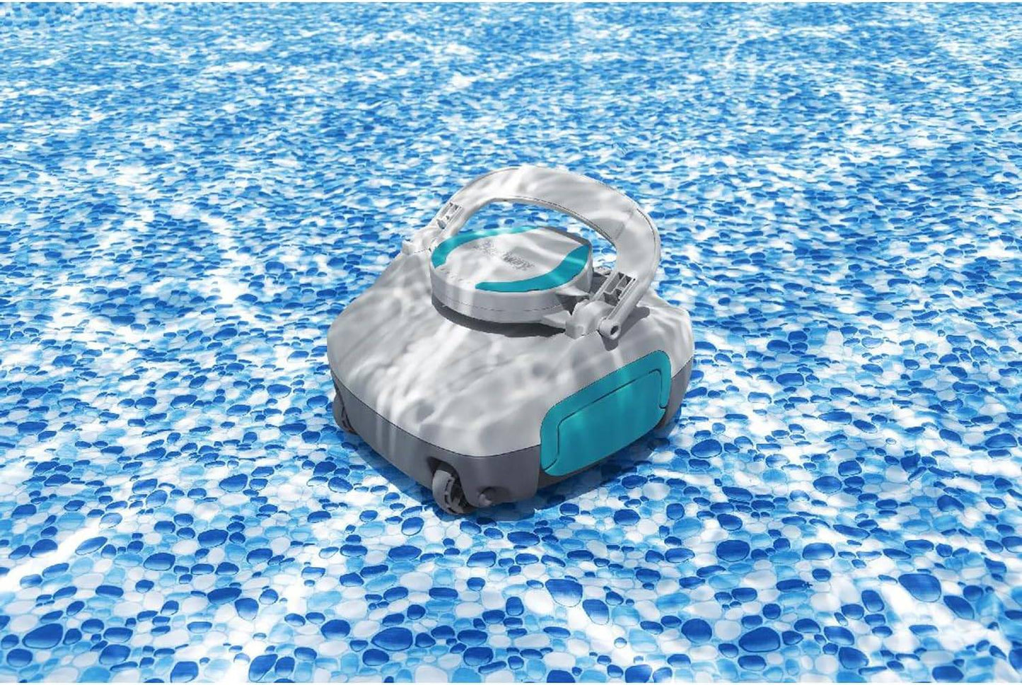 Robot Pulitore Piscina Senza Fili – Batteria 30 Min, Aspira Detriti