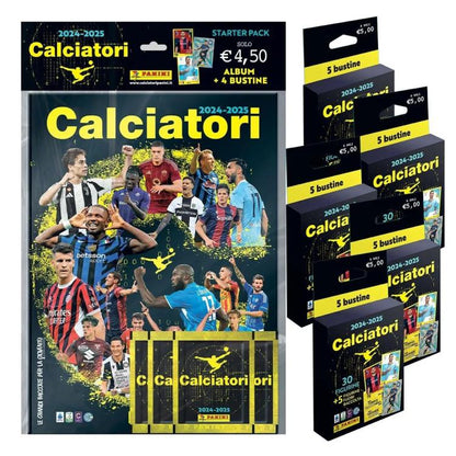 PANINI FOOTBALLERS 2024-2025 SPECIAL PACK ALBUM + 29 SERIE A FOOTBALL PACKETS