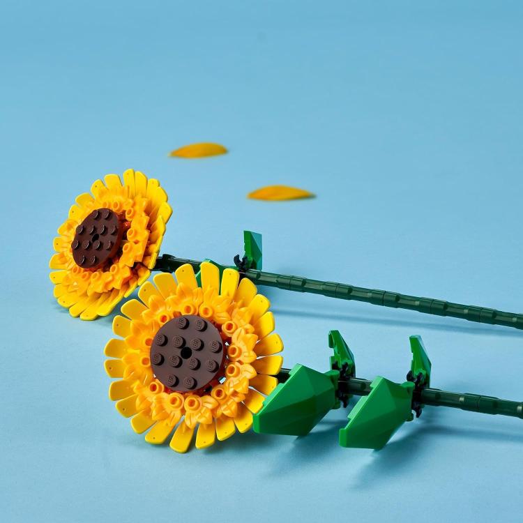 Lego -Creator Sonnenblumen Zierblumen 40524 Hausdekoration Bau 25Cm