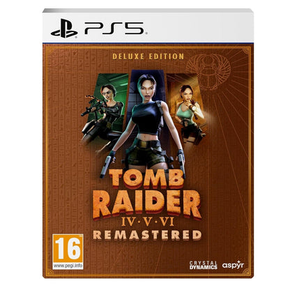 Tomb Raider IV-V-VI Remastered Lara Croft - Deluxe Edition PS5 ITA Neu