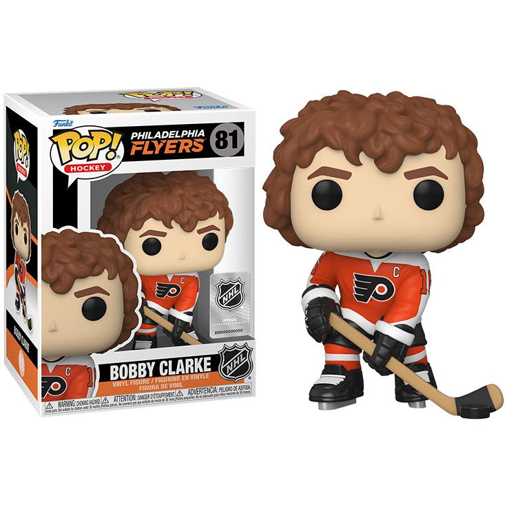 Funko Pop! Hockey NHL Legends Philadelphia Flyers (81) Bobby Clarke Figur 9 cm