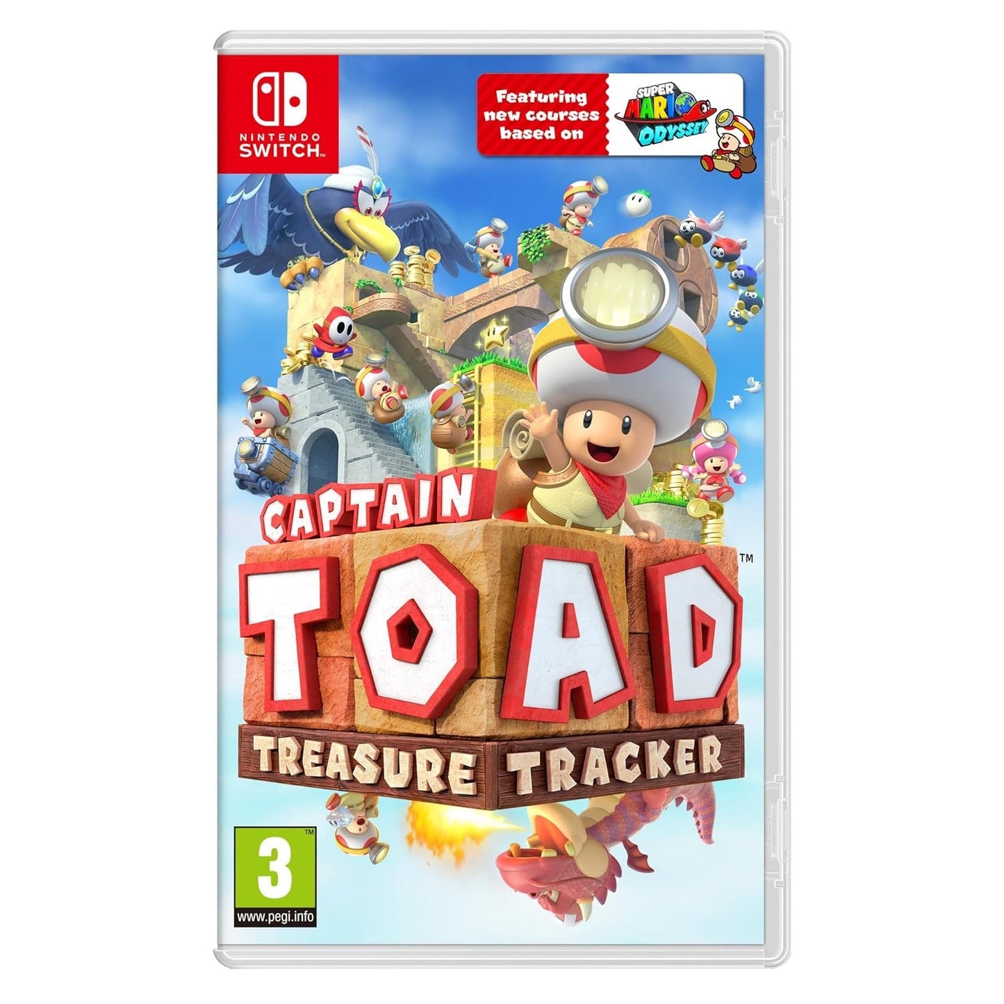 Captain Toad Treasure Tracker Nintendo Switch Videospiel Hülle EU Mehrsprachig (ITA)