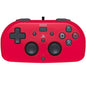 Hori Minipad PS4 Wired Joypad with Red Cable Official PlayStation 4 Controller