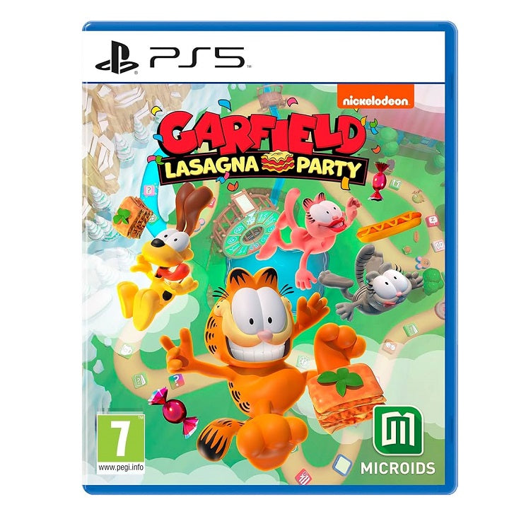 Garfield Lasagna Party PS5 Spiel Italienisch Videospiel Neu Pal Ita Versiegelt