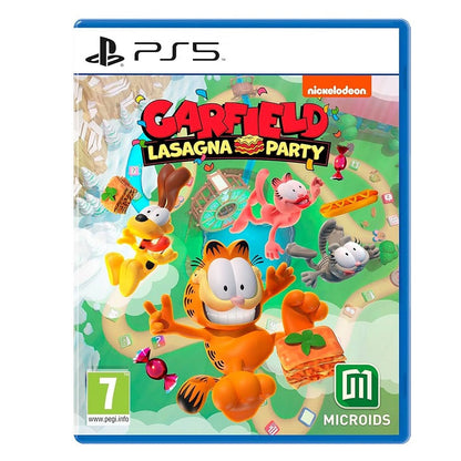 Garfield Lasagna Party PS5 Spiel Italienisch Videospiel Neu Pal Ita Versiegelt