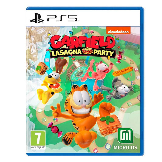 Garfield Lasagna Party PS5 Spiel Italienisch Videospiel Neu Pal Ita Versiegelt