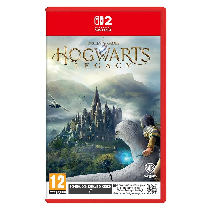 Hogwarts Legacy Nintendo Switch 2 Spiel Italienisch Neu Versiegelt (Keycard)