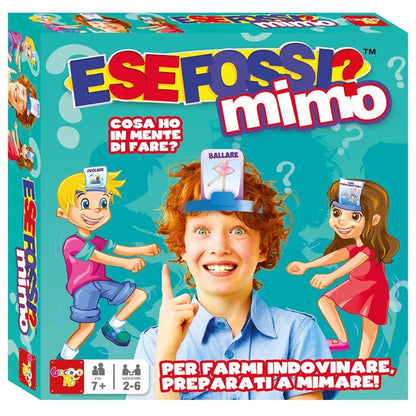 E Se Fossi? Mime Gesellschaftsspiel mit Bildkarten Gruppenspiel 2-6 Spieler