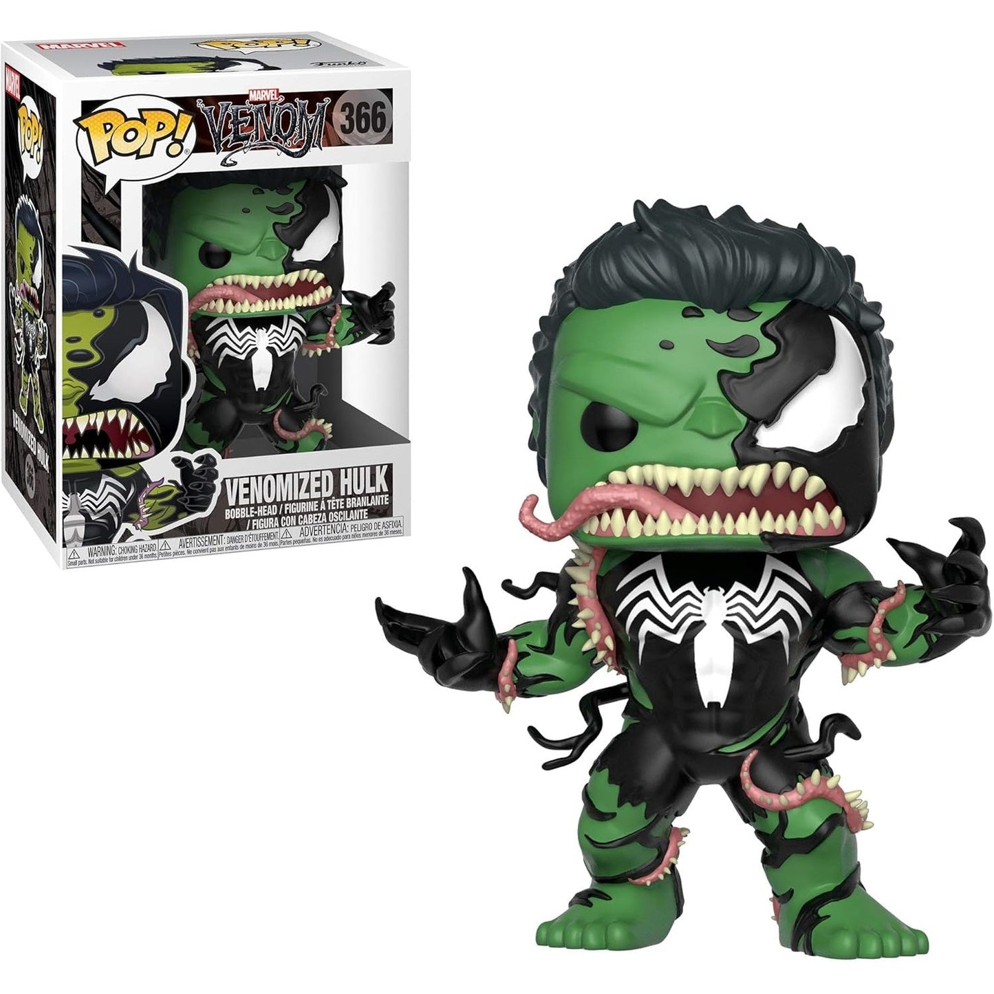 Funko Pop ! Marvel - Venom (366) Venomized Hulk Vinyl FIgure 9Cm