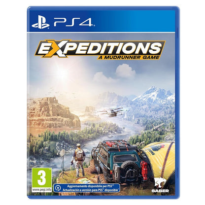 Expeditions A MudRunner Game PS4 Videospiel PlayStation 4 Pal Ita Neu Italienisch