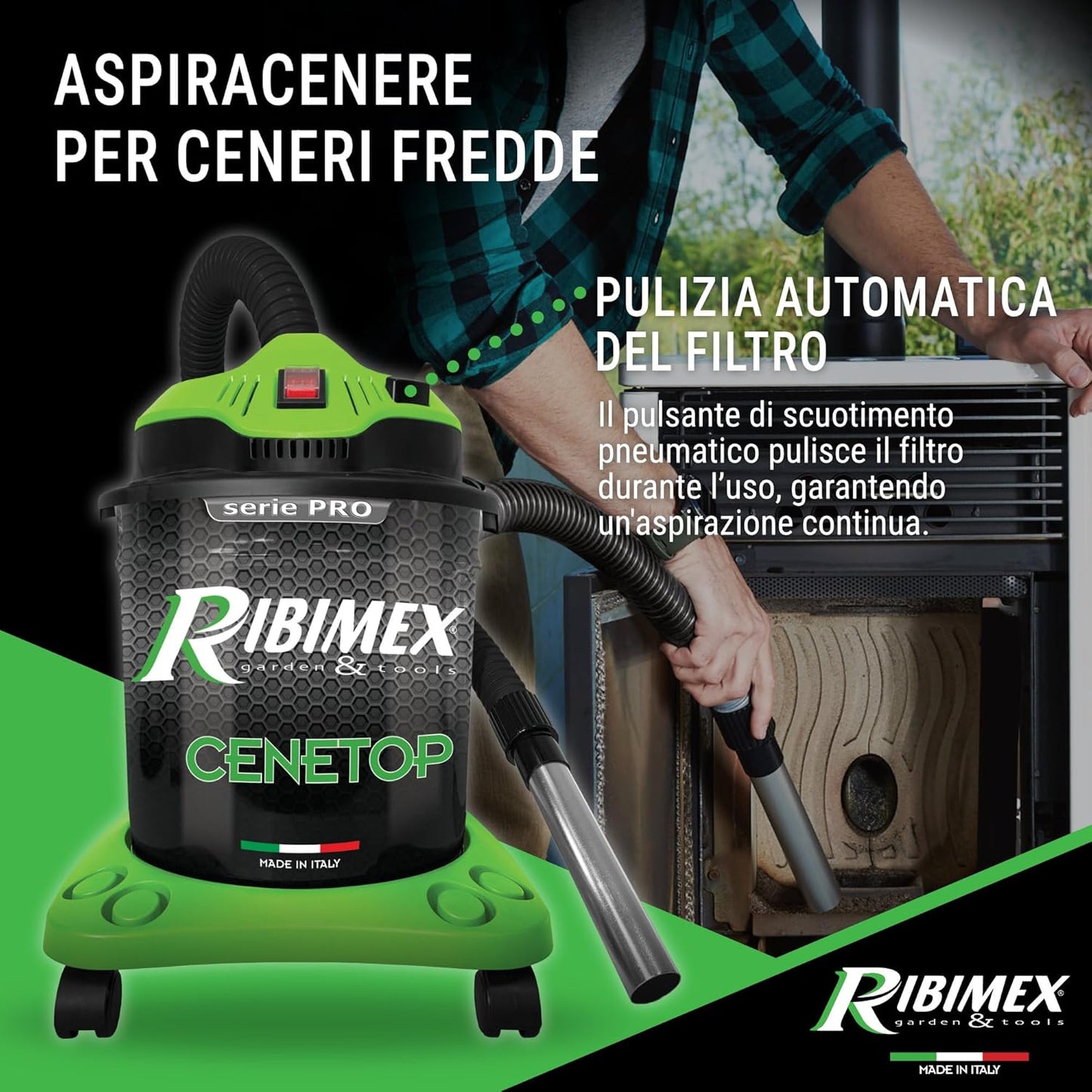 Aschesauger Cene Top 18 Liter 1200W