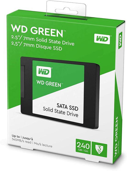 WD HDD SSD 2.5" 240GB SATA 6GB/S Green WDS240G2G0A Western Digital Laptop