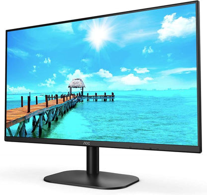 Aoc Monitor 27" Led Fhd Basic-Line 27bh2 Hdmi Full Hd Nero 1920x1080