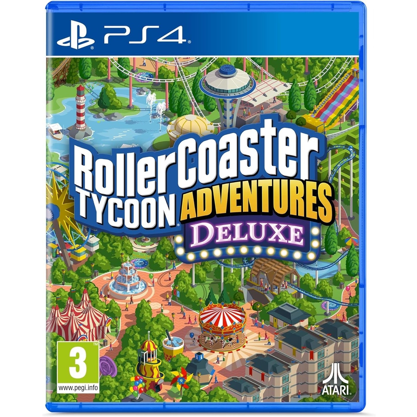 Roller Coaster Tycoon Adventures Deluxe PS4 Spiel Neu Versiegelt
