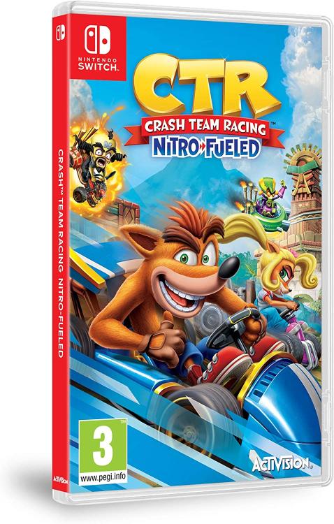 Crash Team Racing Nitro-Fueled Nintendo Switch Spiel Italienisch CTR Kart Neu