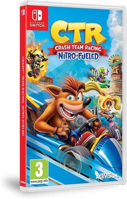 Crash Team Racing Nitro-Fueled Nintendo Switch Spiel Italienisch CTR Kart Neu
