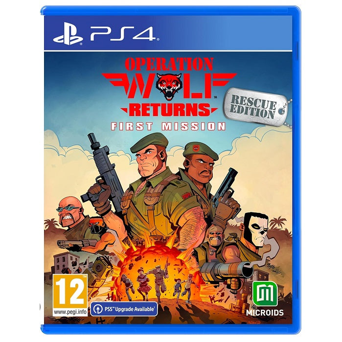 Operation Wolf Returns: First Mission Ps4 Rescue Edition Spiel Pal Italienisch