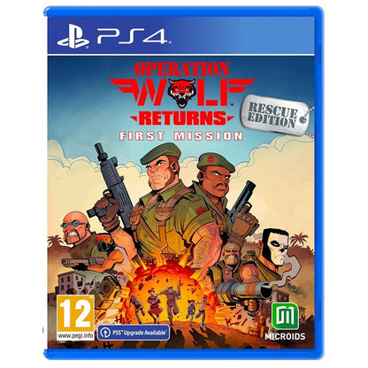 Operation Wolf Returns: First Mission Ps4 Rescue Edition Spiel Pal Italienisch