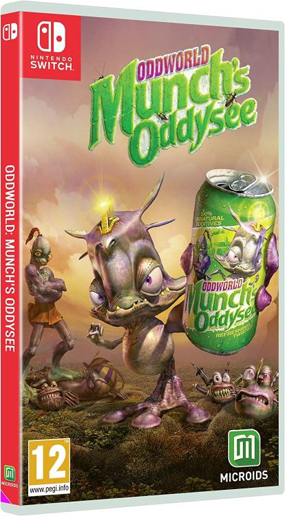 Oddworld Munch's Oddysee Nintendo Switch Spiel Italienisch EU Neu Abe's Oddysee