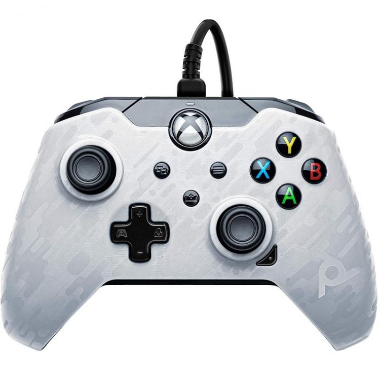 CONTROLLER PDP XBOX SERIES X / XBOX ONE OFFIZIELLER KABELGEBUNDENER PAD JOYPAD WHITE CAMO
