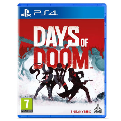 Days Of Doom PS4 Spiel Playstation 4 Hülle EU ITA Neu Versiegelt