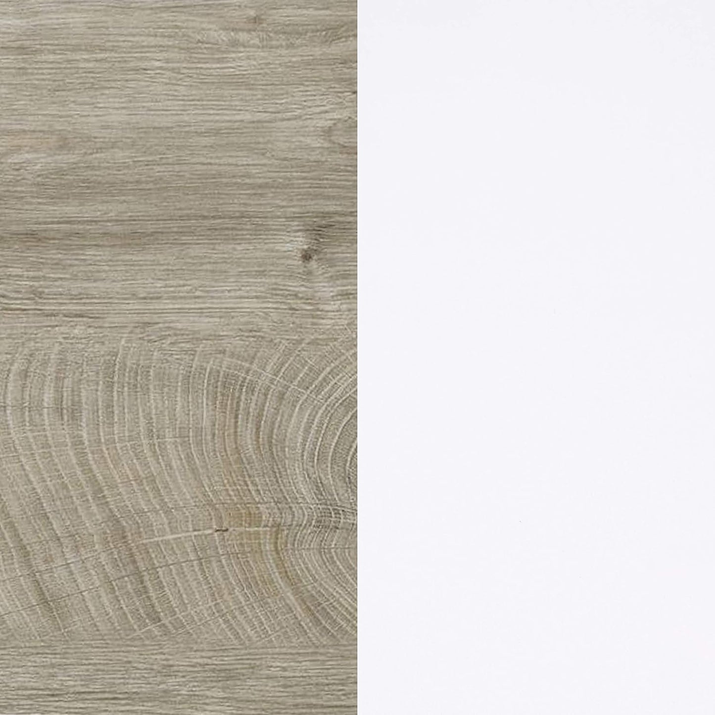 Credenza nordica Loira in rovere Alaska e bianco – Moderna e funzionale