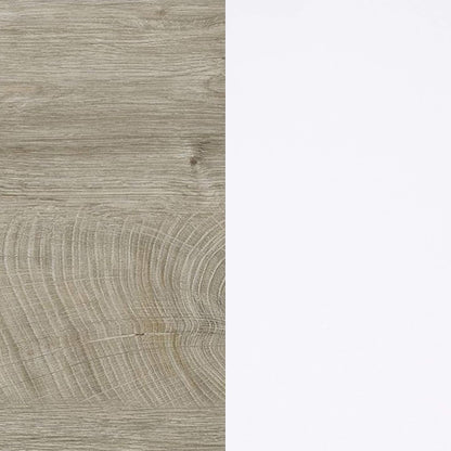 Credenza nordica Loira in rovere Alaska e bianco – Moderna e funzionale