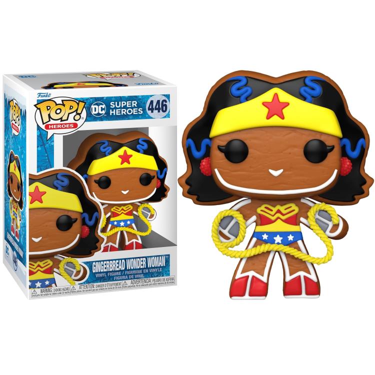 Funko Pop! Heroes – DC (446) Lebkuchen Wonder Woman Vinyl Figur 9cm Statue