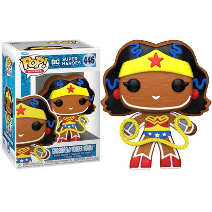 Funko Pop! Heroes – DC (446) Lebkuchen Wonder Woman Vinyl Figur 9cm Statue