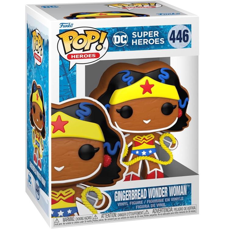 Funko Pop! Heroes – DC (446) Lebkuchen Wonder Woman Vinyl Figur 9cm Statue