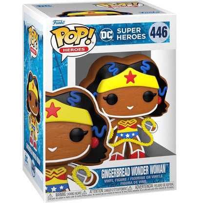 Funko Pop! Heroes – DC (446) Lebkuchen Wonder Woman Vinyl Figur 9cm Statue