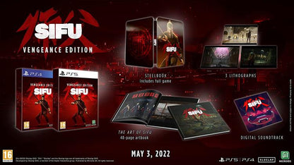 Sifu Vengeance Edition Ps5 Steelbook Gioco Italiano Play Station 5 Kung Fu Ita