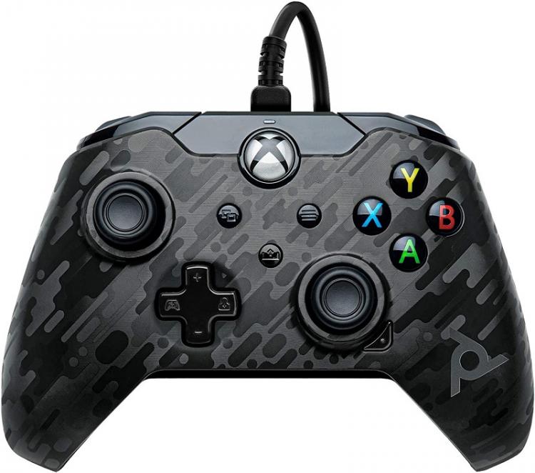 CONTROLLER PDP XBOX SERIES X / XBOX ONE OFFIZIELLER KABELGEBUNDENER PAD JOYPAD BLACK CAMO