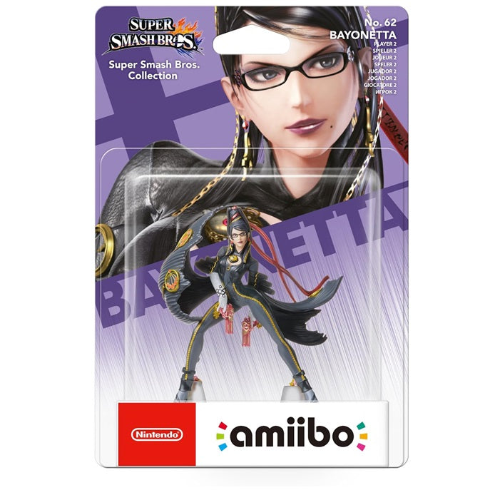 AMIIBO BAYONETTA SUPER SMASH BROS COLLECTION NR.62 FIGUR NINTENDO STATUE NEU
