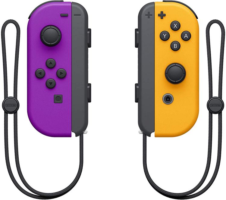 Joy-Con Controller-Paar Nintendo Switch Lila Orange Offizieller Gamepad Joystick