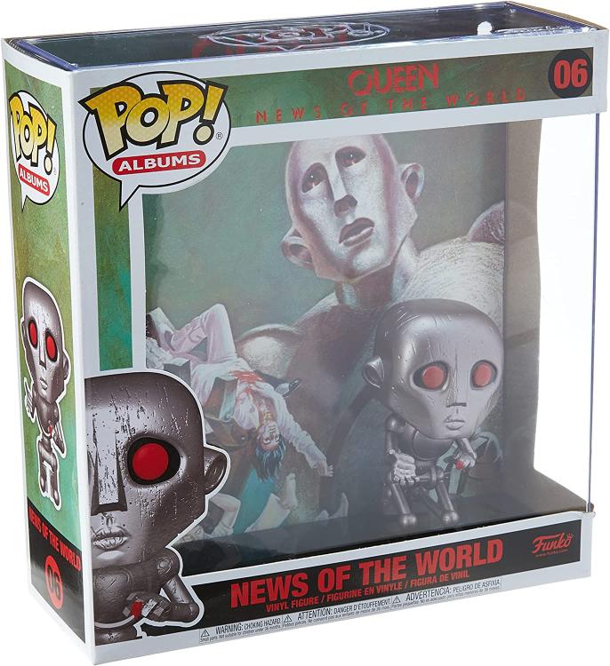 Funko Pop! Alben Queen – News Of The World (06) Rock Vinyl Figur Cover Musik