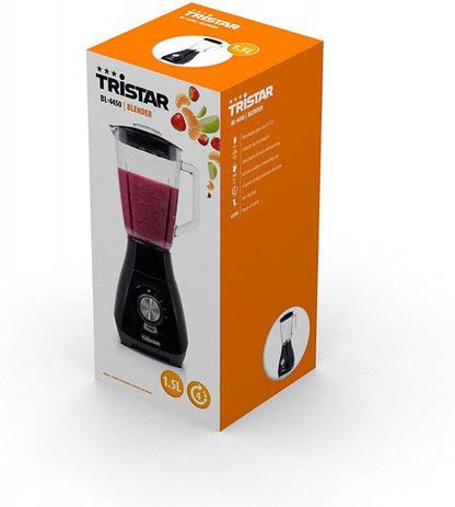 Tristar Standmixer BL-4450 Eiscrusher Glaskrug 1,5 Liter Schwarz