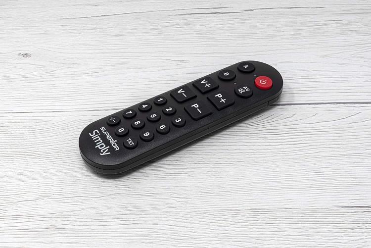 Superior Simply Universal-Fernbedienung für Fernseher mit großen Tasten für Senioren Smart TV