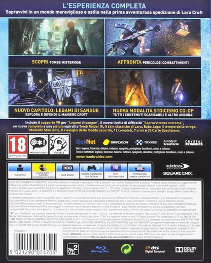 Rise Of The Tomb Raider 20 Jahre Jubiläum PS4 Spiel Italienisch Playstation 4