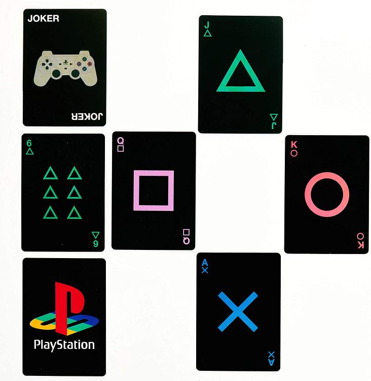 Paladone Playstation Spielkarten Offiziell lizenziert von Sony PS4
