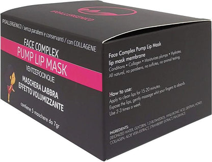Volumisierende Lippenmaske-Pump Lip Mask Face Complex Hyaluron + Kollagen