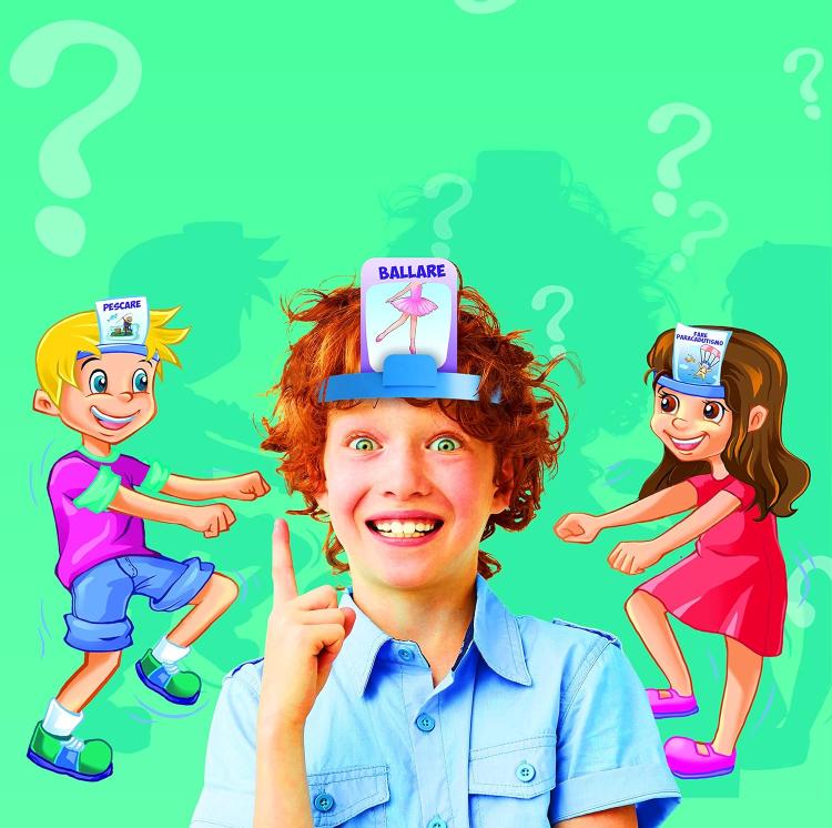 E Se Fossi? Mime Gesellschaftsspiel mit Bildkarten Gruppenspiel 2-6 Spieler
